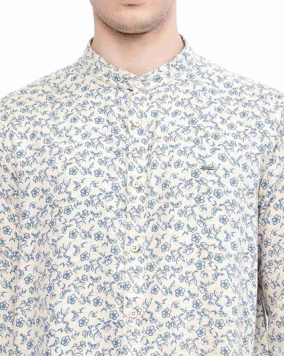 Lee Cooper | Floral Print Cotton Shirt|3