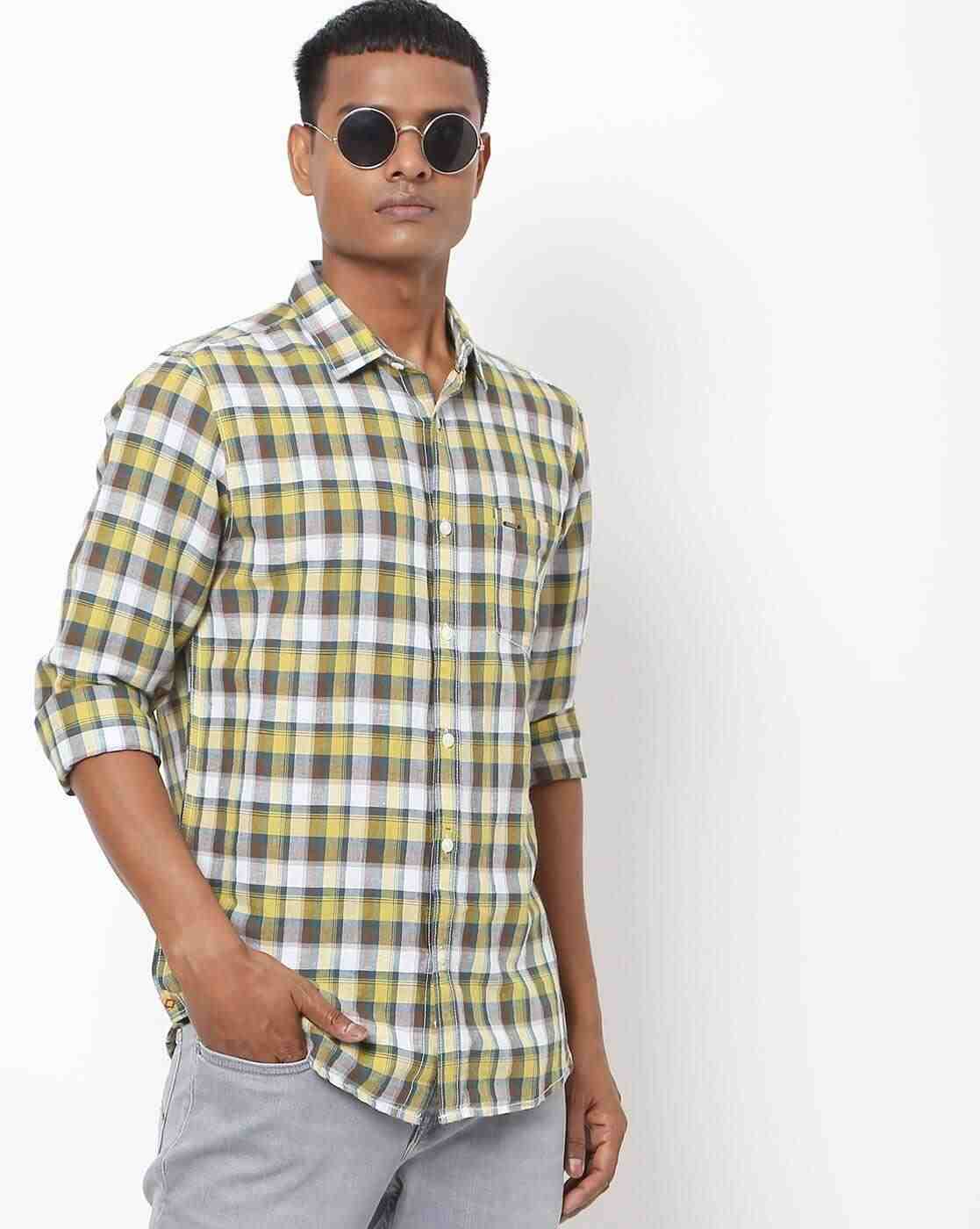 Lee Cooper | Checked Shirt with Patch Pocket|0