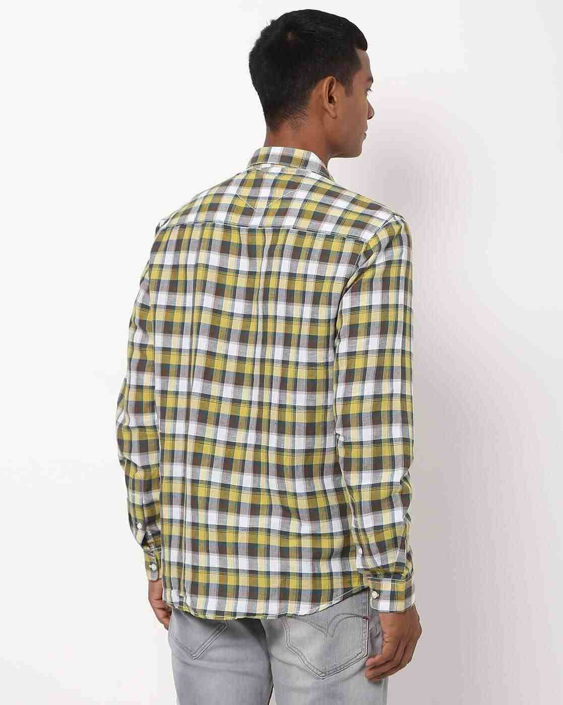 Lee Cooper | Checked Shirt with Patch Pocket|1