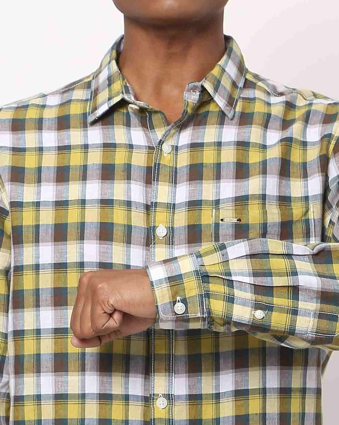 Lee Cooper | Checked Shirt with Patch Pocket|2