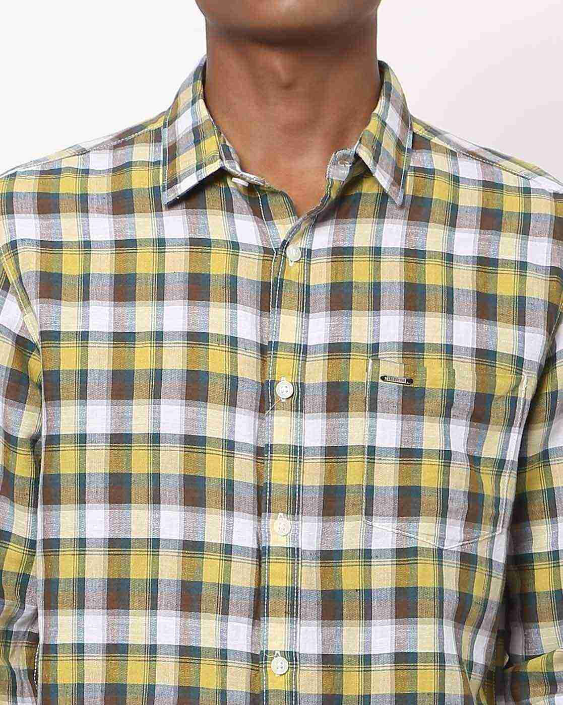 Lee Cooper | Checked Shirt with Patch Pocket|3