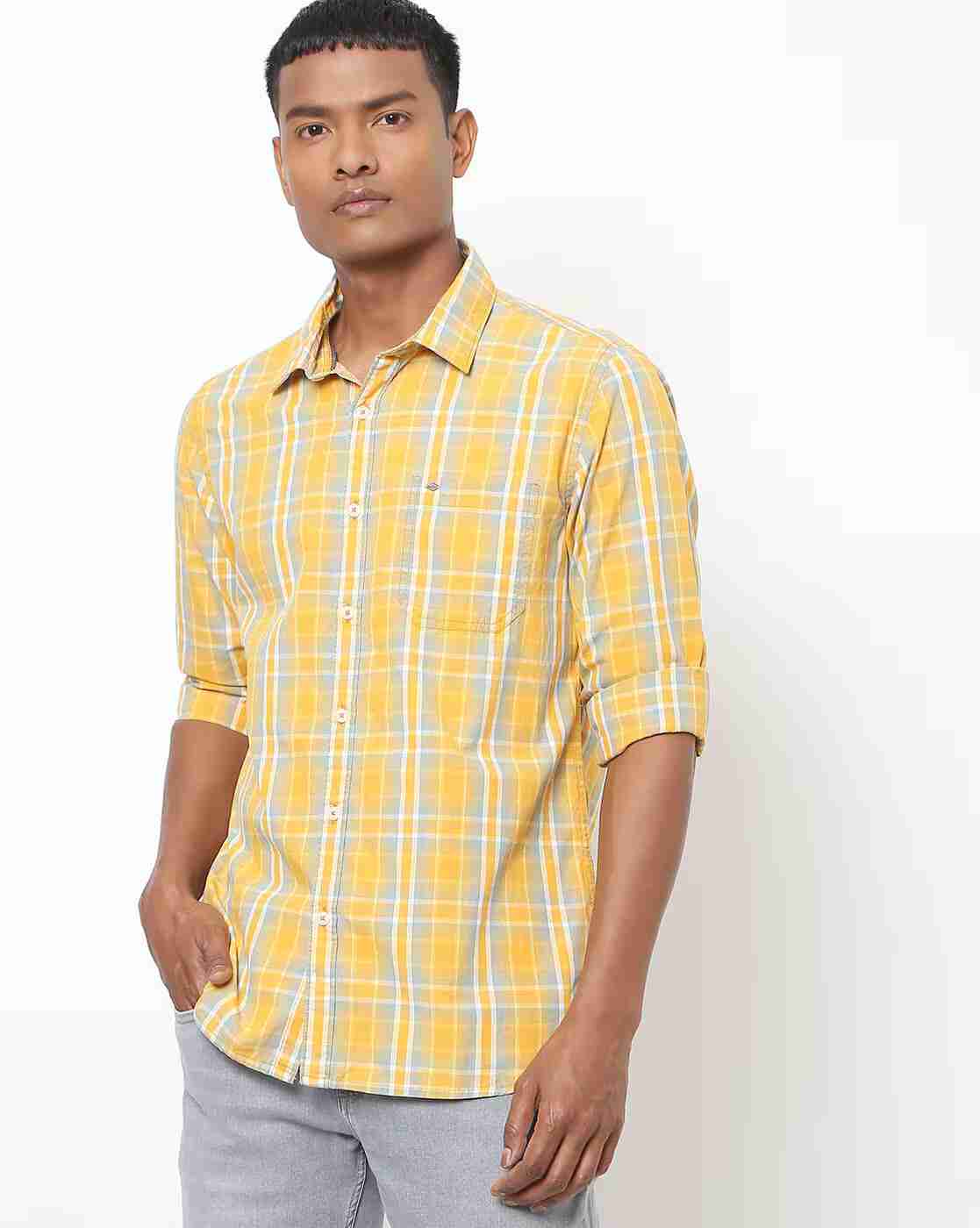 Lee Cooper | Checked Shirt with Patch Pocket|0