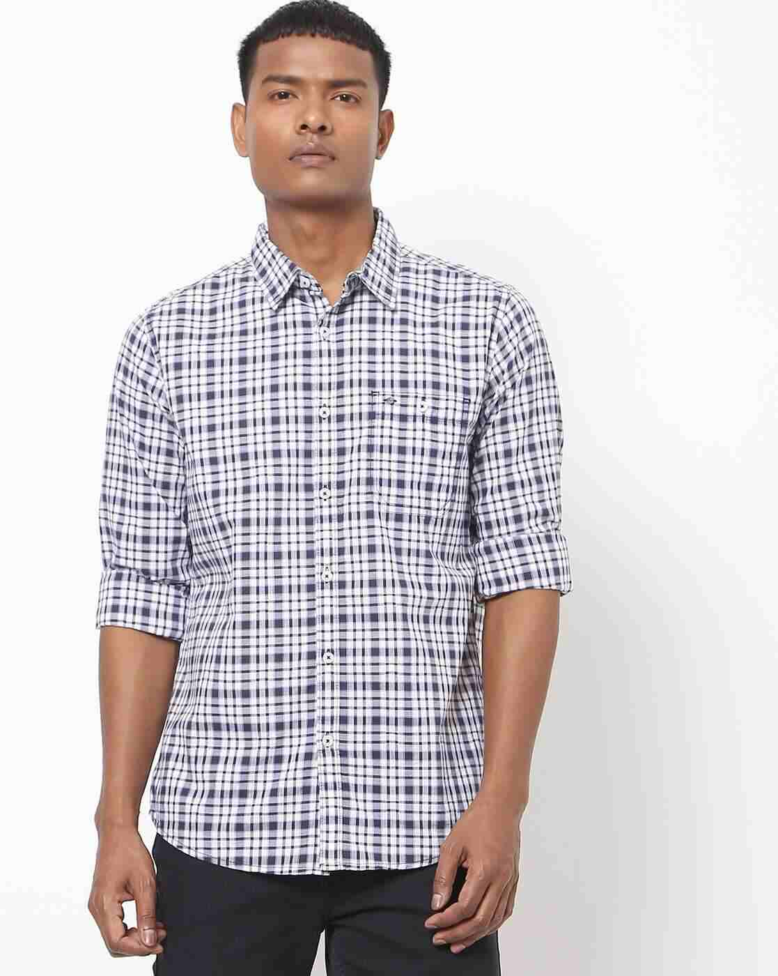 Lee Cooper | Checked Shirt with Buttoned Patch Pocket|0