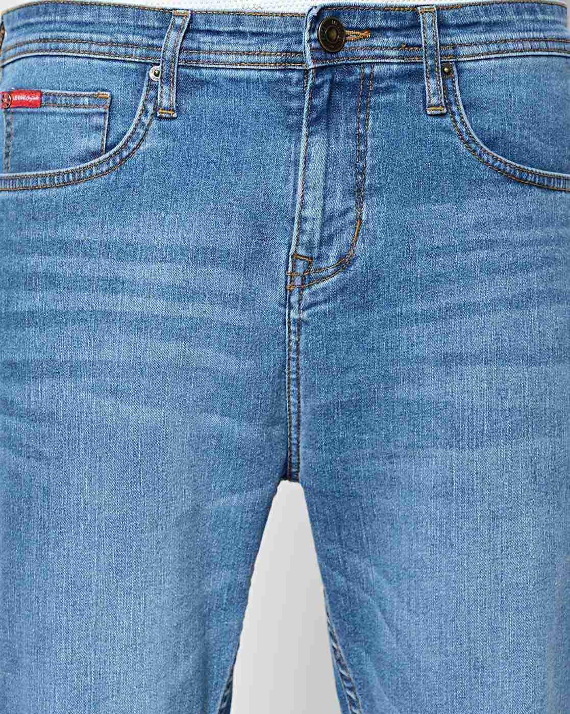 Lee Cooper | Lightly Washed Slim Fit Jeans|3