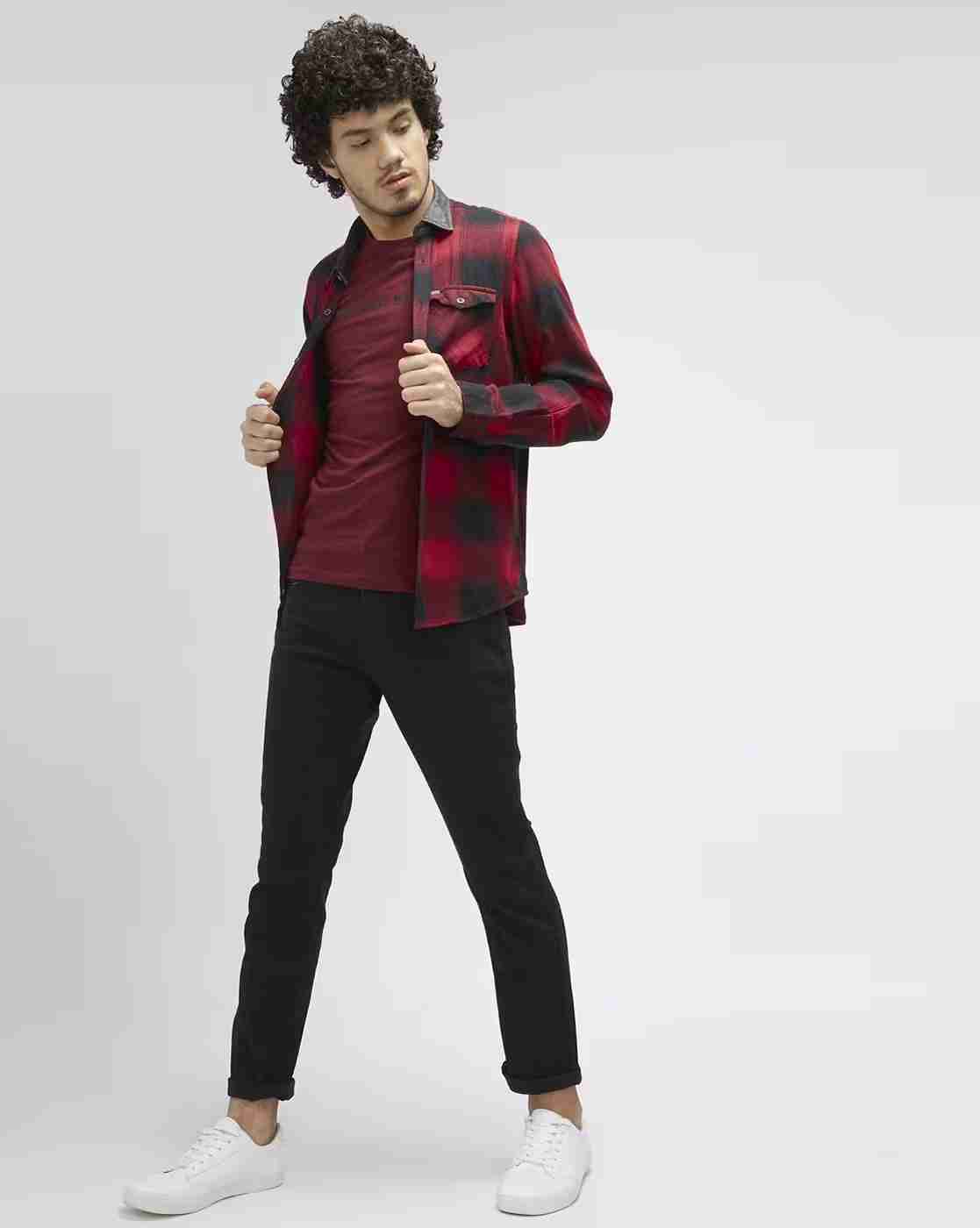 Lee Cooper | Checked Shirt with Flap Pockets|4
