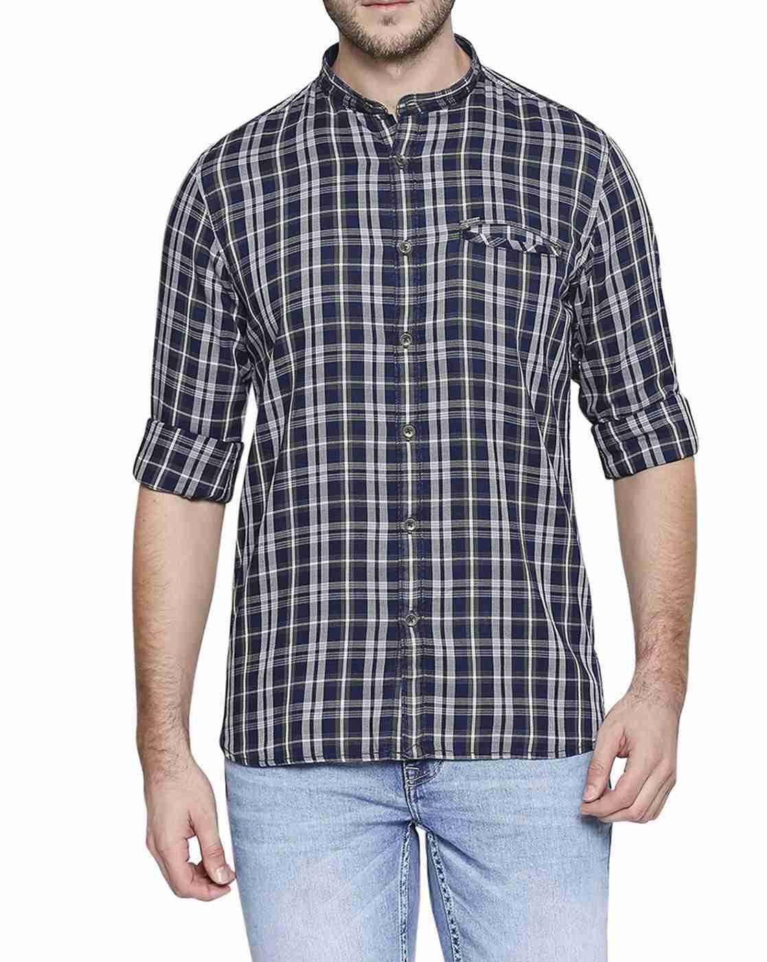 Lee Cooper | Checked Shirt with Welt Pocket|0