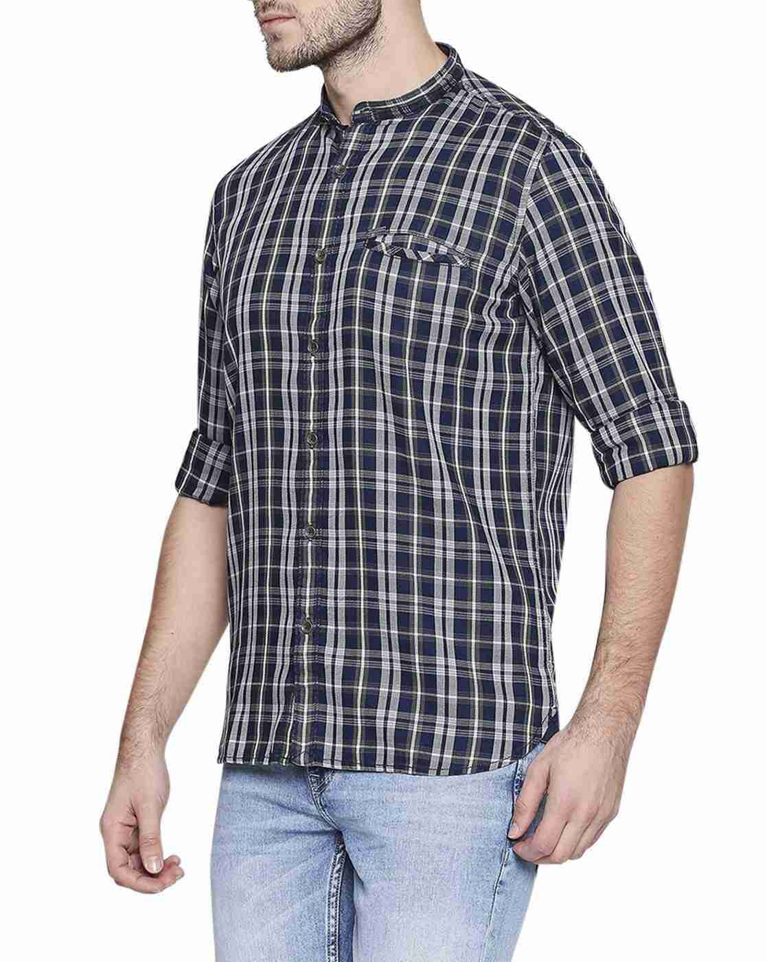Lee Cooper | Checked Shirt with Welt Pocket|1