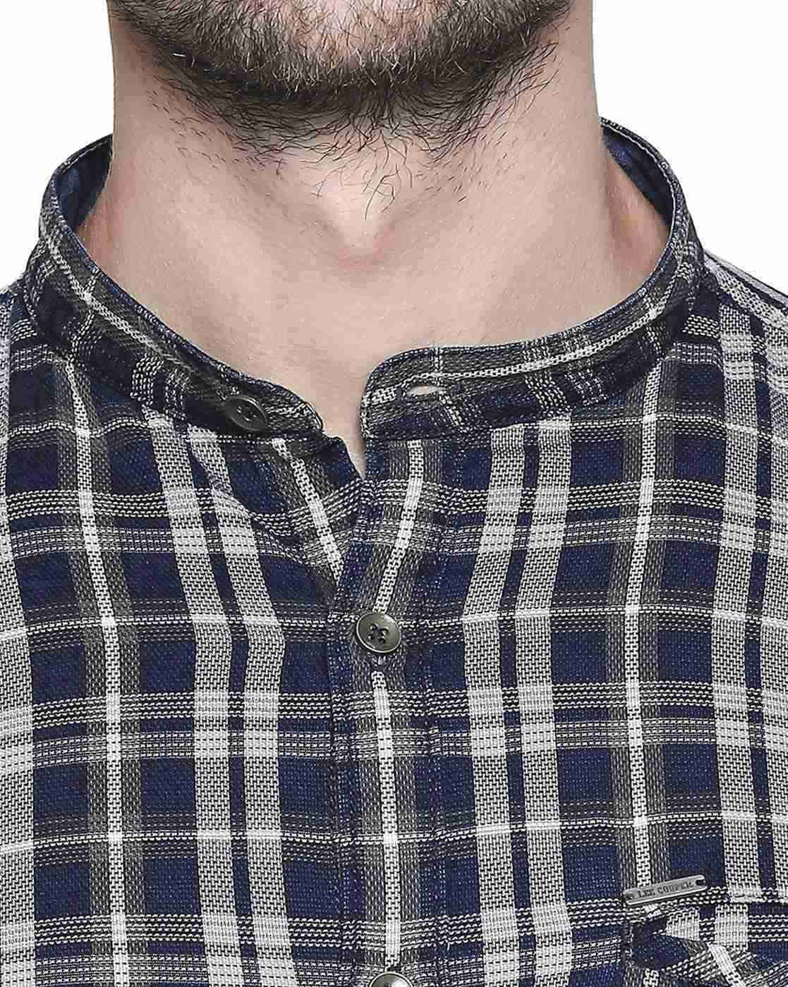 Lee Cooper | Checked Shirt with Welt Pocket|4