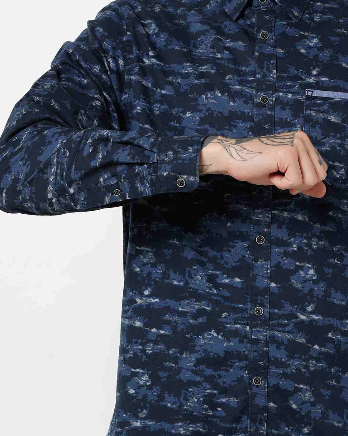 Lee Cooper | Camouflage Print Shirt|3
