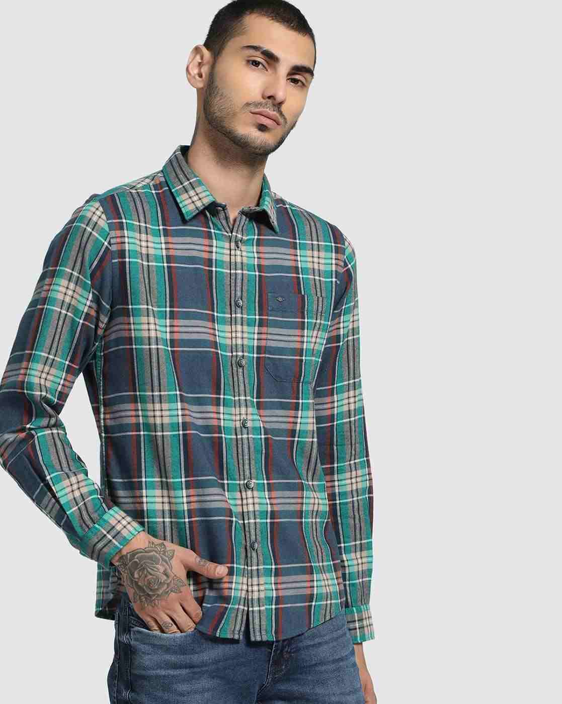 Lee Cooper | Checked Shirt with Patch Pocket|0