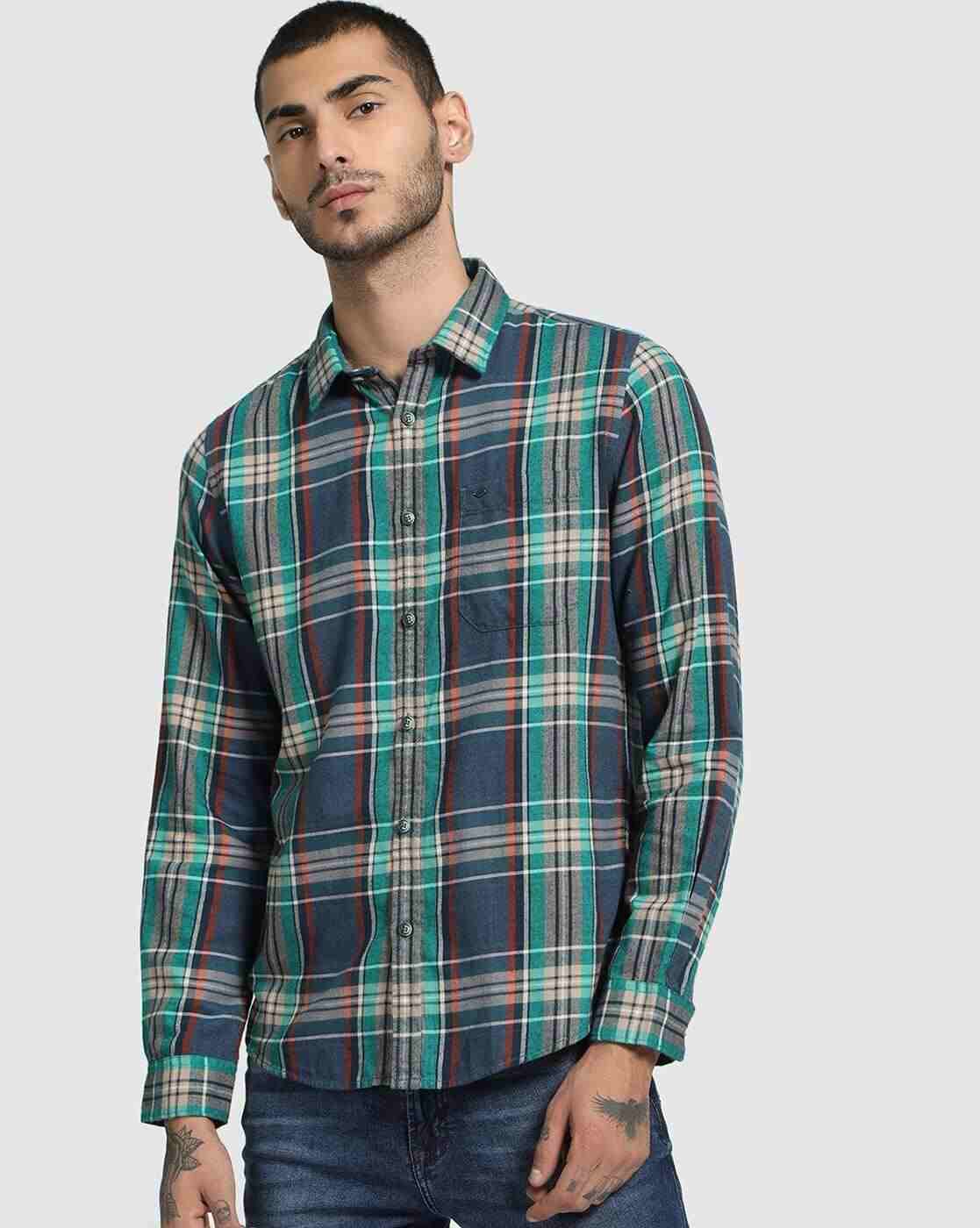 Lee Cooper | Checked Shirt with Patch Pocket|1