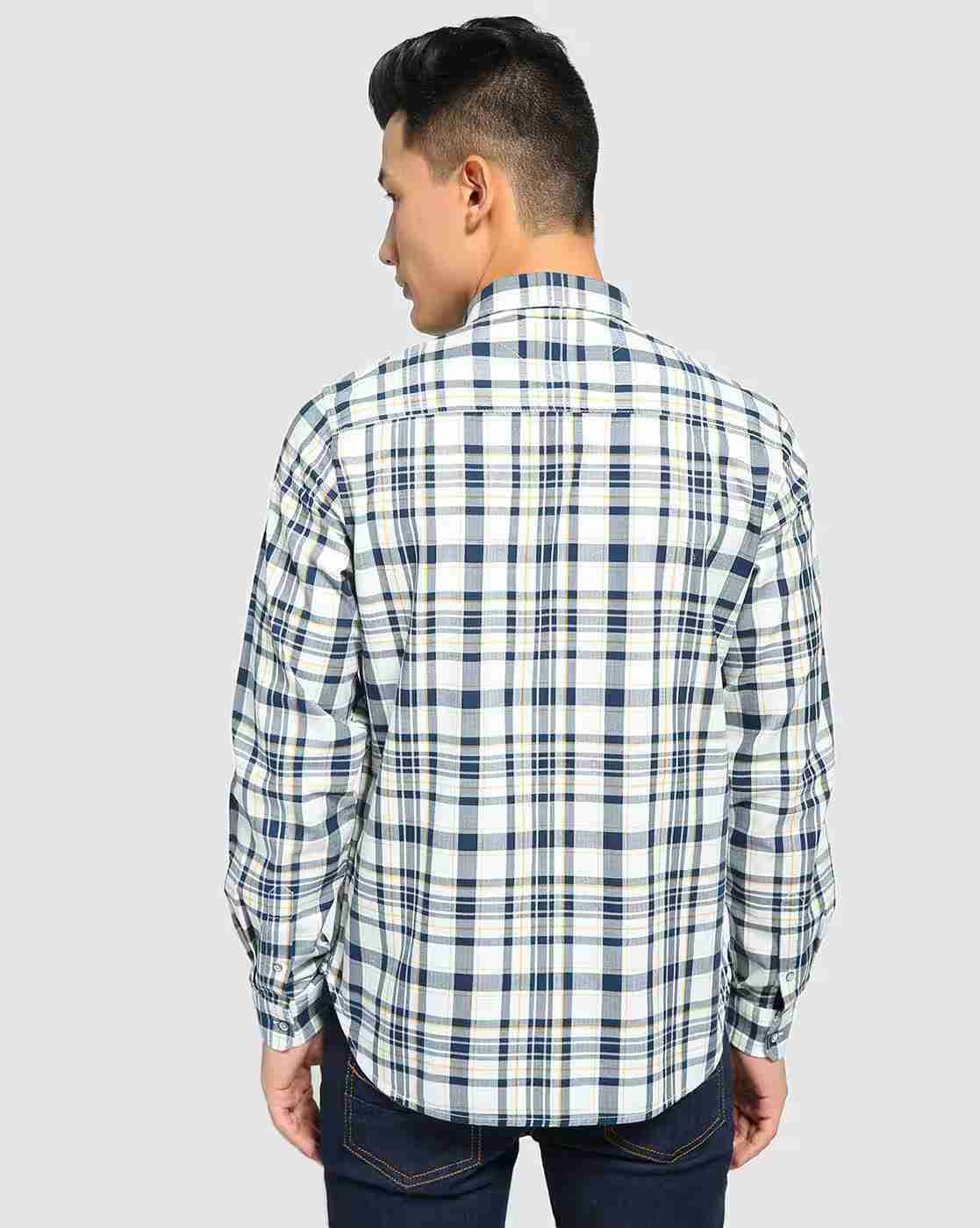 Lee Cooper | Checked Shirt with Patch Pocket|2