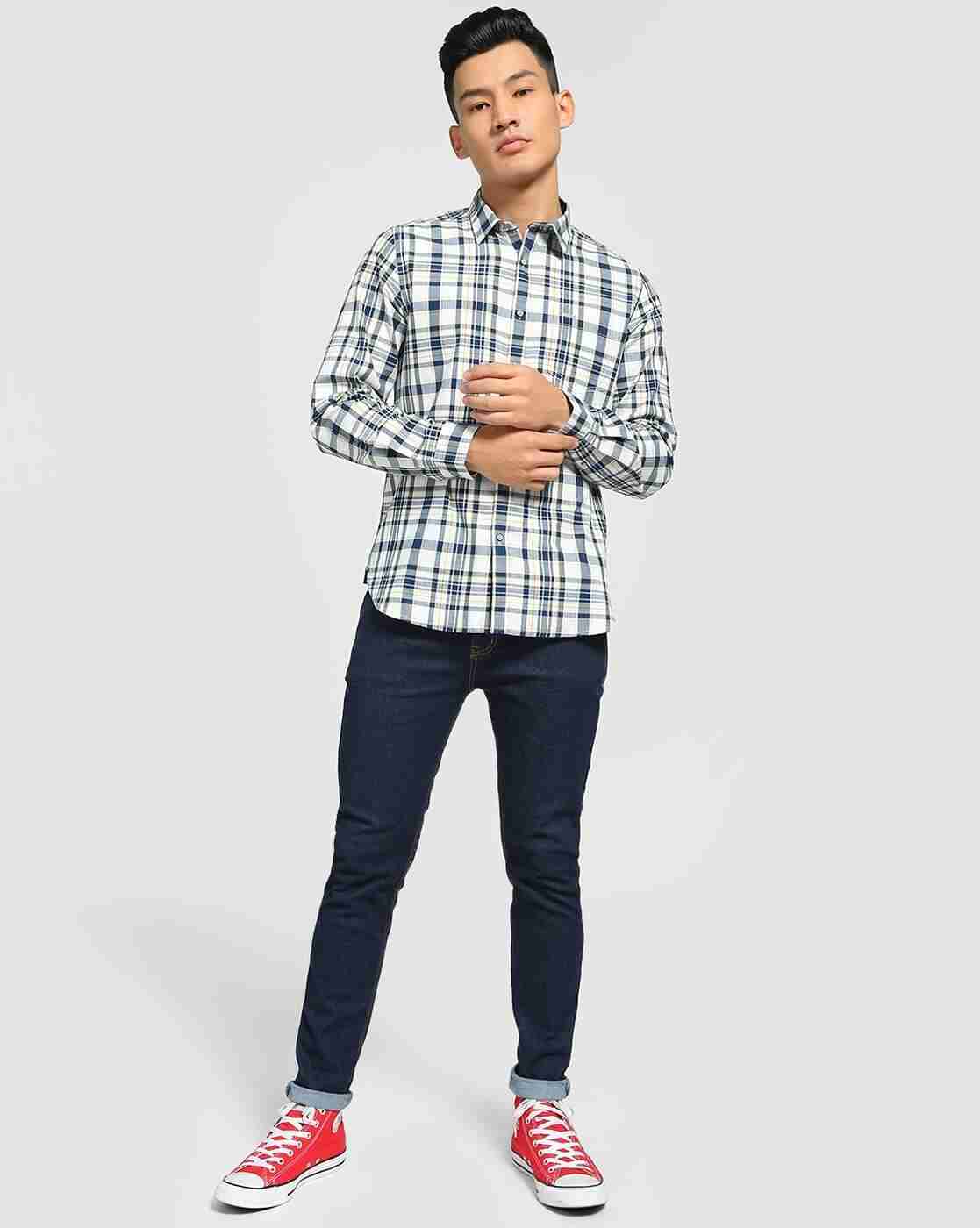 Lee Cooper | Checked Shirt with Patch Pocket|3