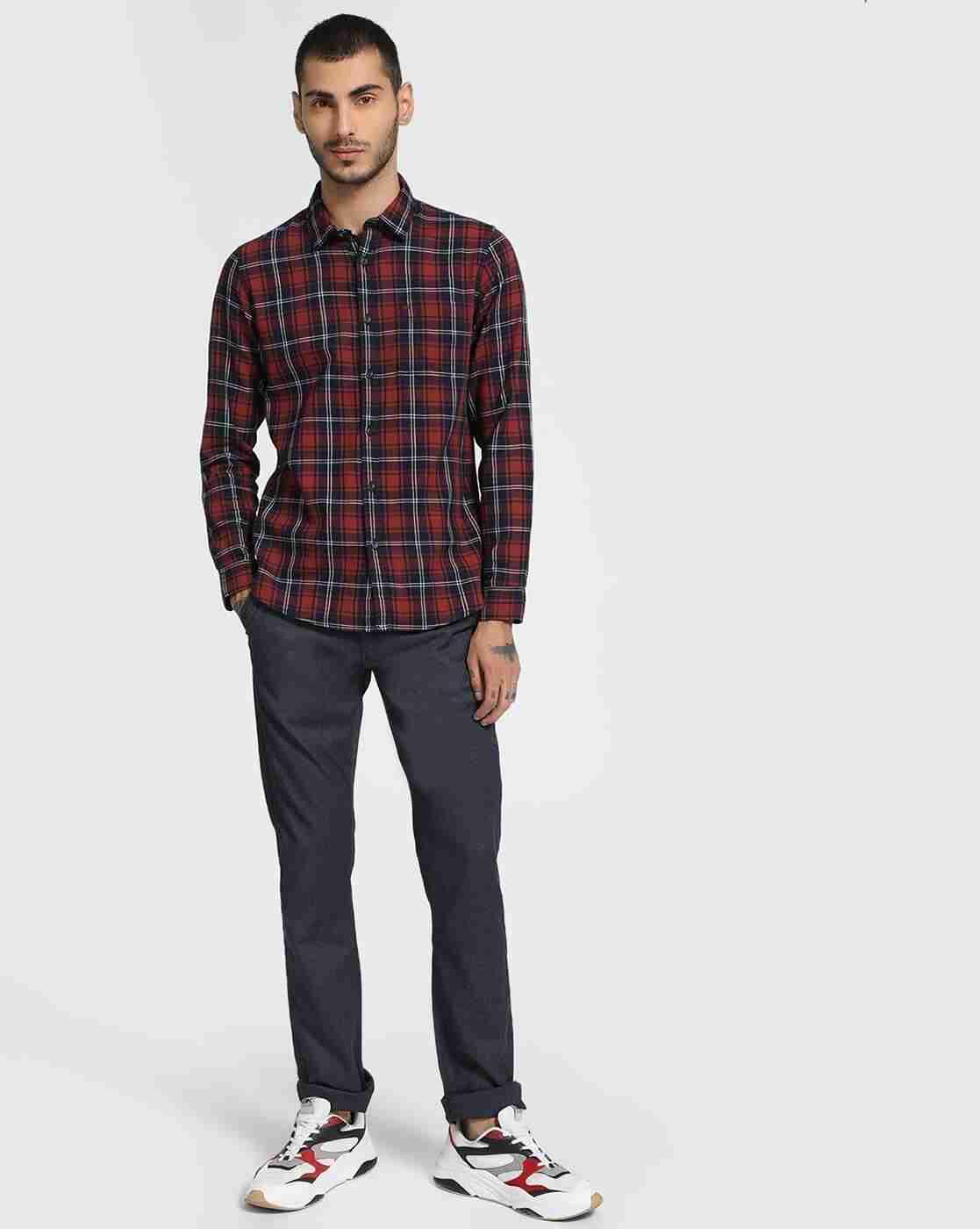 Lee Cooper | Checked Shirt with Patch Pocket|3