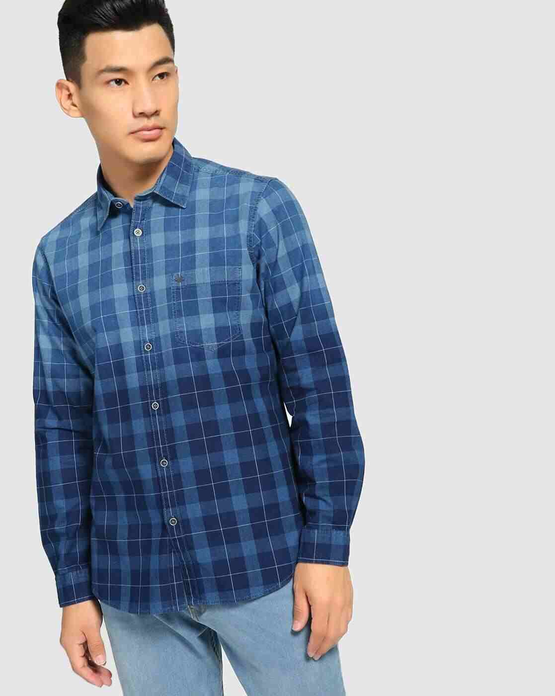 Lee Cooper | Checked Shirt with Patch Pocket|1