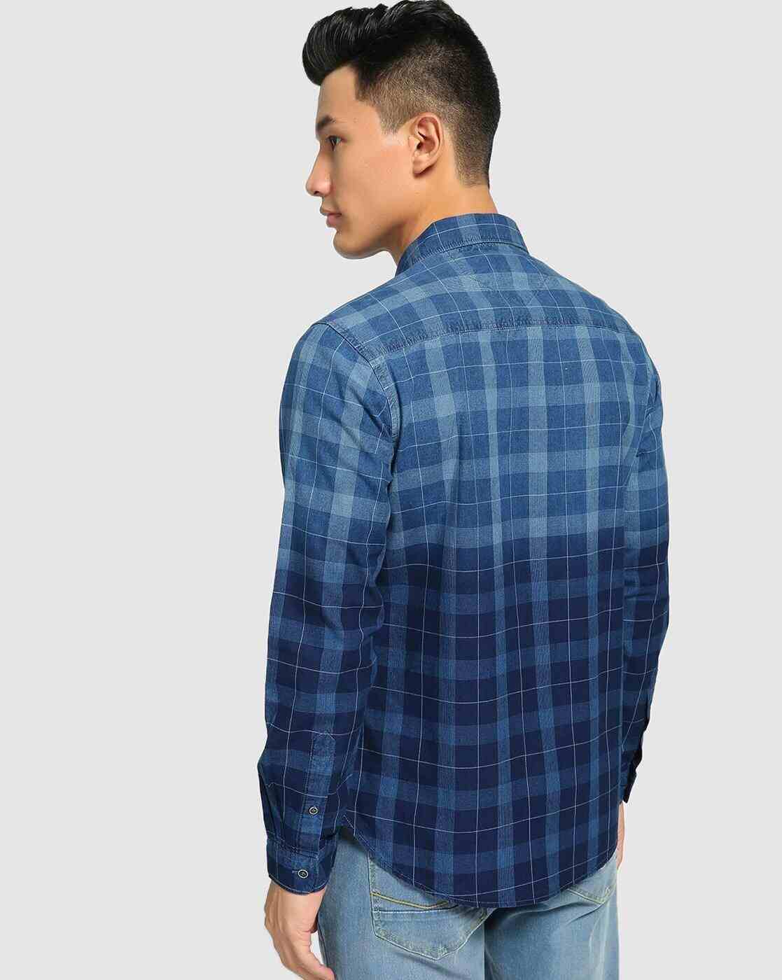 Lee Cooper | Checked Shirt with Patch Pocket|2