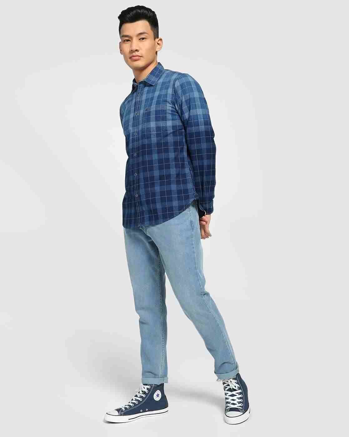 Lee Cooper | Checked Shirt with Patch Pocket|3