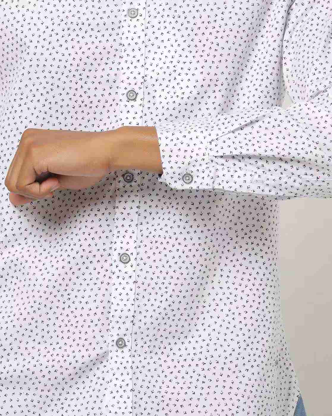 Lee Cooper | Printed Shirt with Button-Down Collar|3