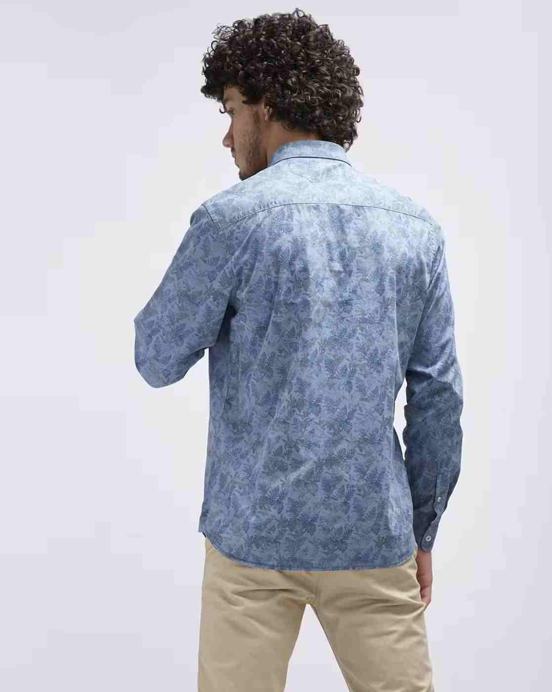 Lee Cooper | Printed Shirt with Spread Collar|3
