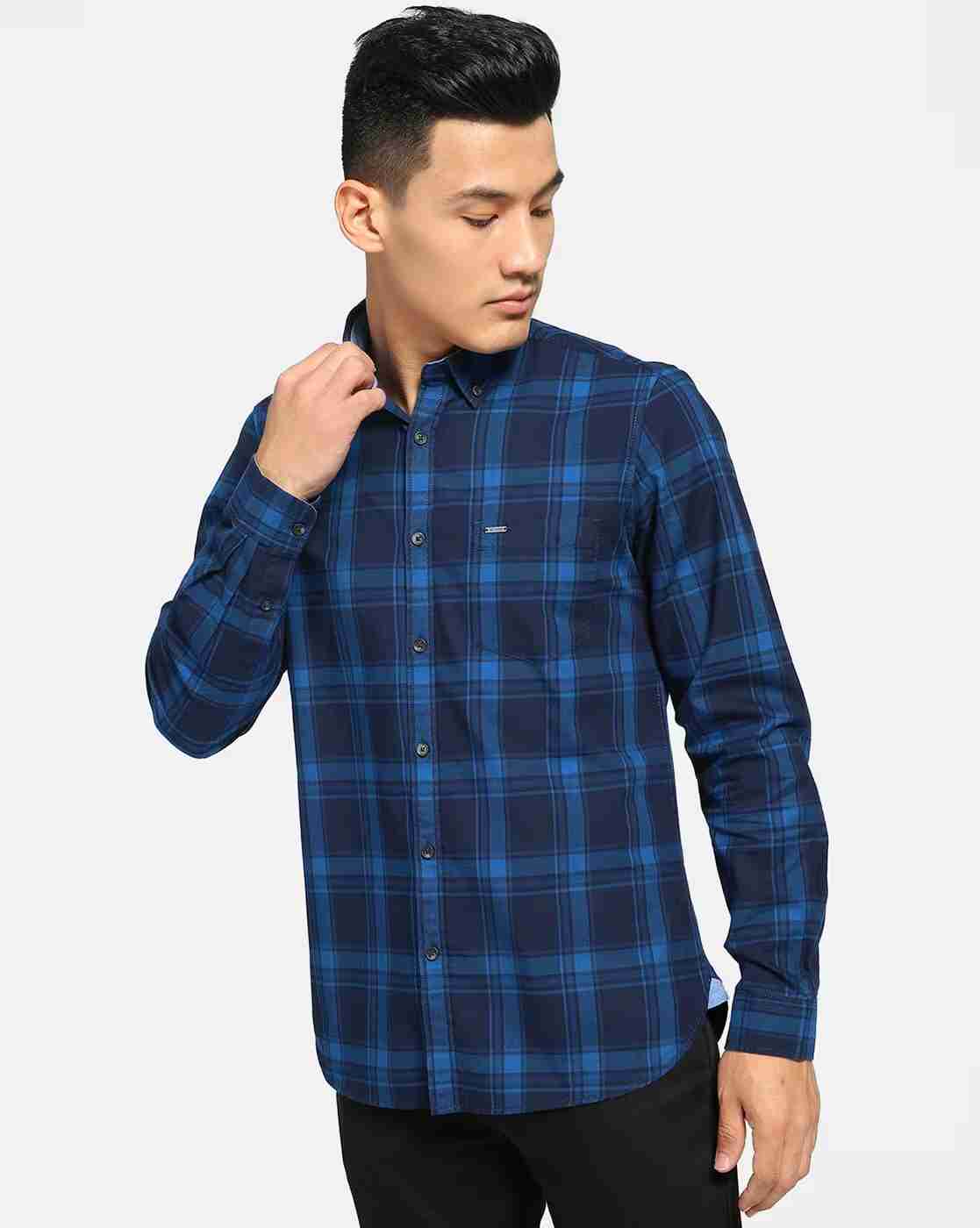 Lee Cooper | Checked Shirt with Patch Pocket|1