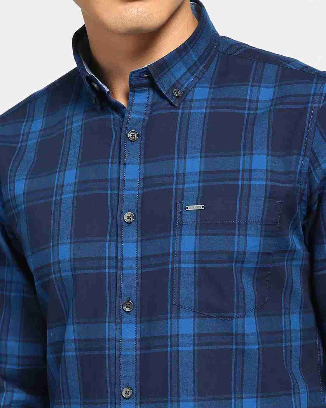 Lee Cooper | Checked Shirt with Patch Pocket|4