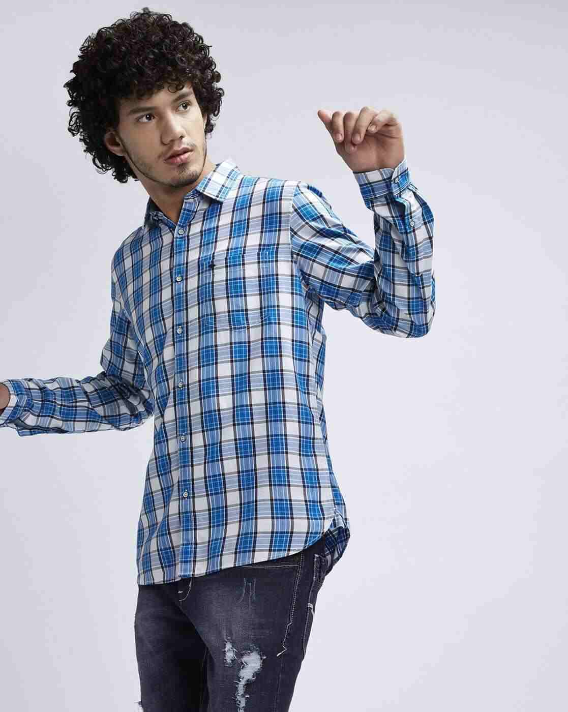 Lee Cooper | Checked Shirt with Patch Pocket|1