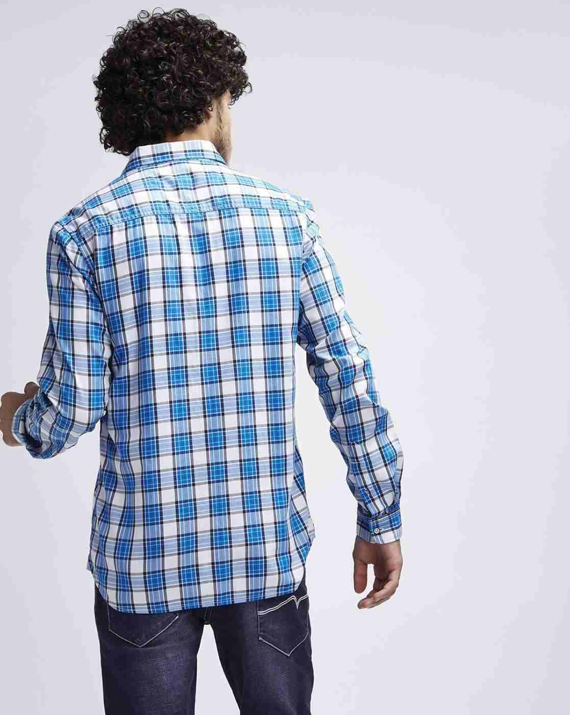 Lee Cooper | Checked Shirt with Patch Pocket|3