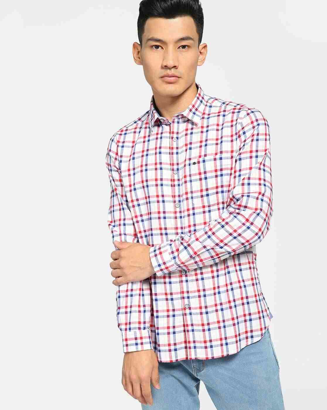 Lee Cooper | Checked Shirt with Patch Pocket|0