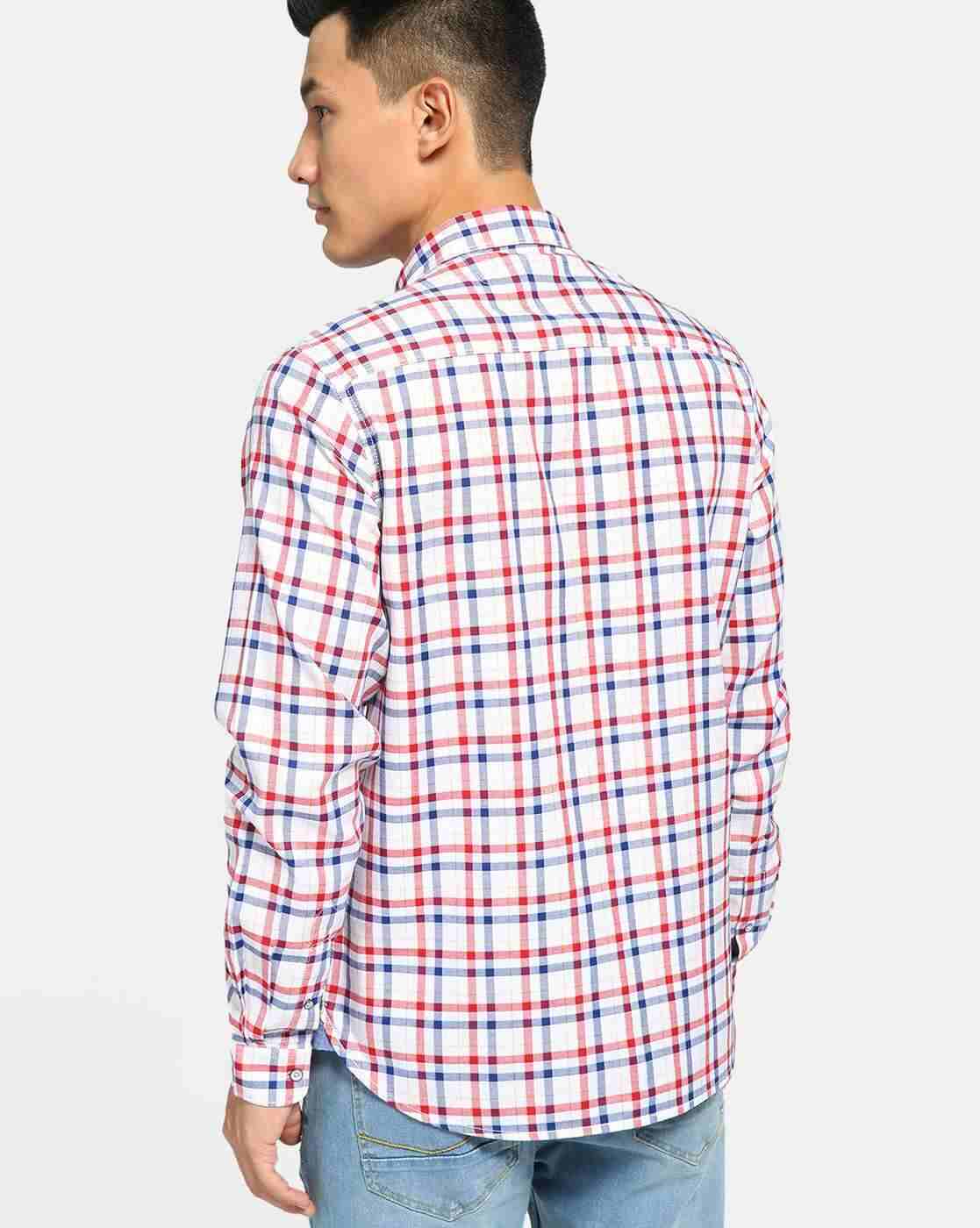 Lee Cooper | Checked Shirt with Patch Pocket|2