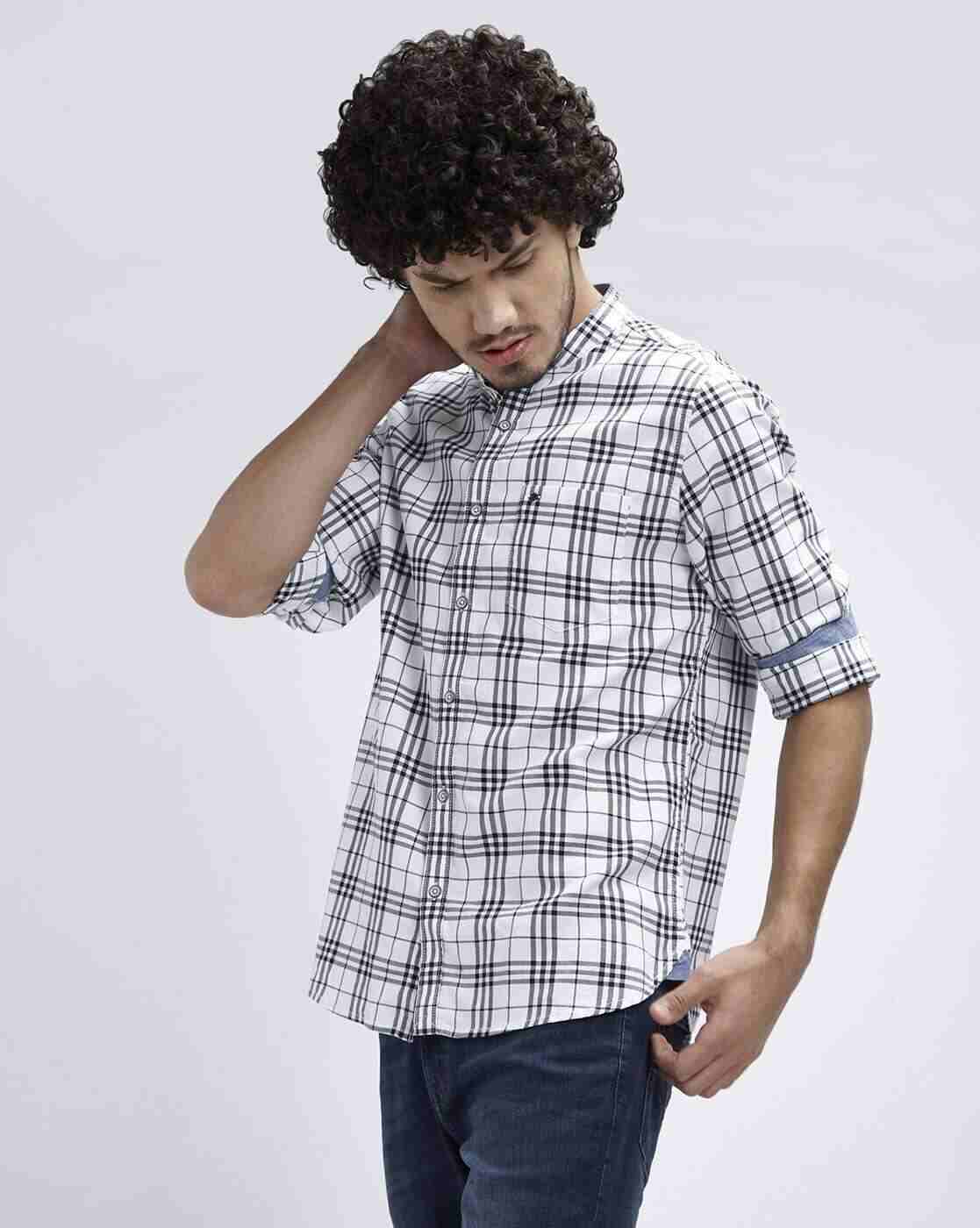 Lee Cooper | Checked Shirt with Patch Pocket|0