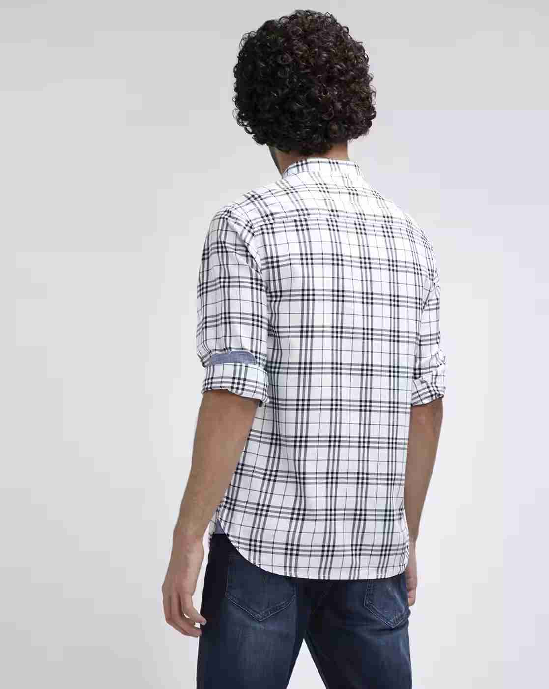 Lee Cooper | Checked Shirt with Patch Pocket|2