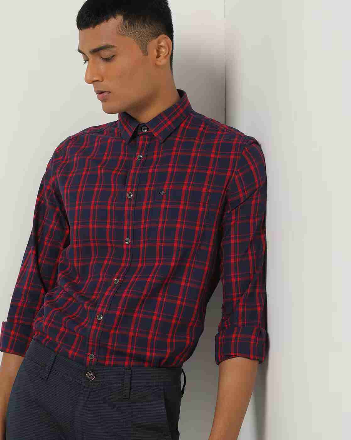 Lee Cooper | Checked Shirt with Patch Pocket|0