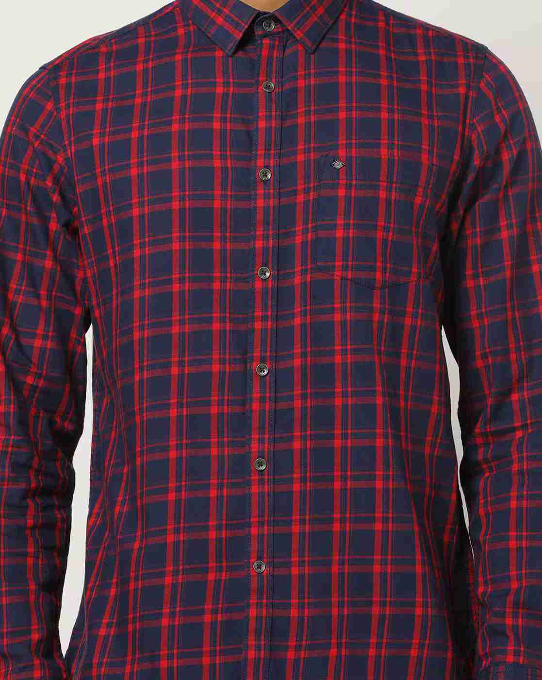 Lee Cooper | Checked Shirt with Patch Pocket|2