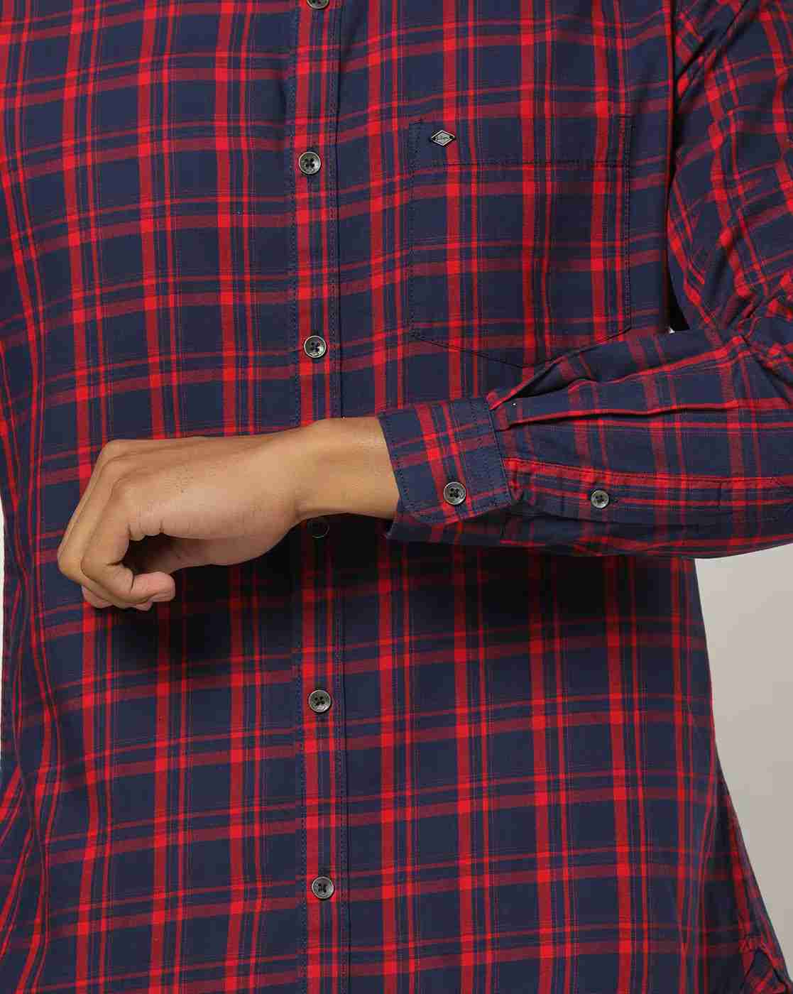 Lee Cooper | Checked Shirt with Patch Pocket|3