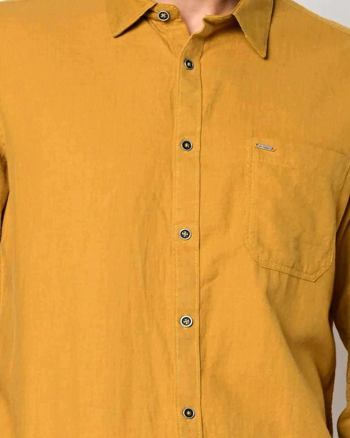 Lee Cooper | Cut-Away Collar Shirt with Patch Pocket|2