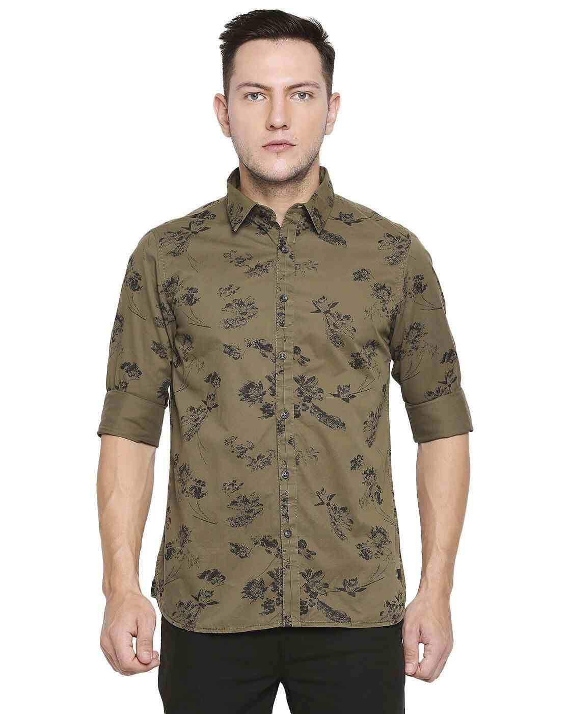 Lee Cooper | Floral Print Cotton Shirt|0
