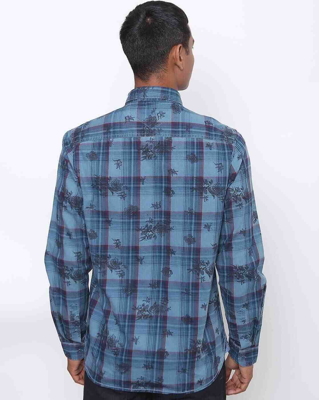 Lee Cooper | Checked Shirt with Patch Pocket|1