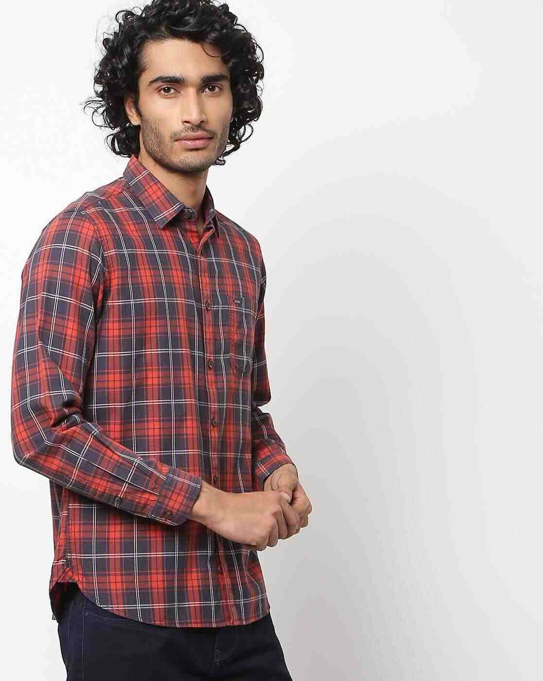 Lee Cooper | Checked Shirt with Patch Pocket|0