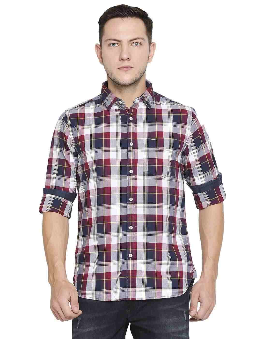 Lee Cooper | Checked Shirt with Patch Pocket|0