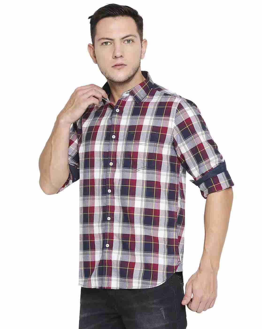 Lee Cooper | Checked Shirt with Patch Pocket|1