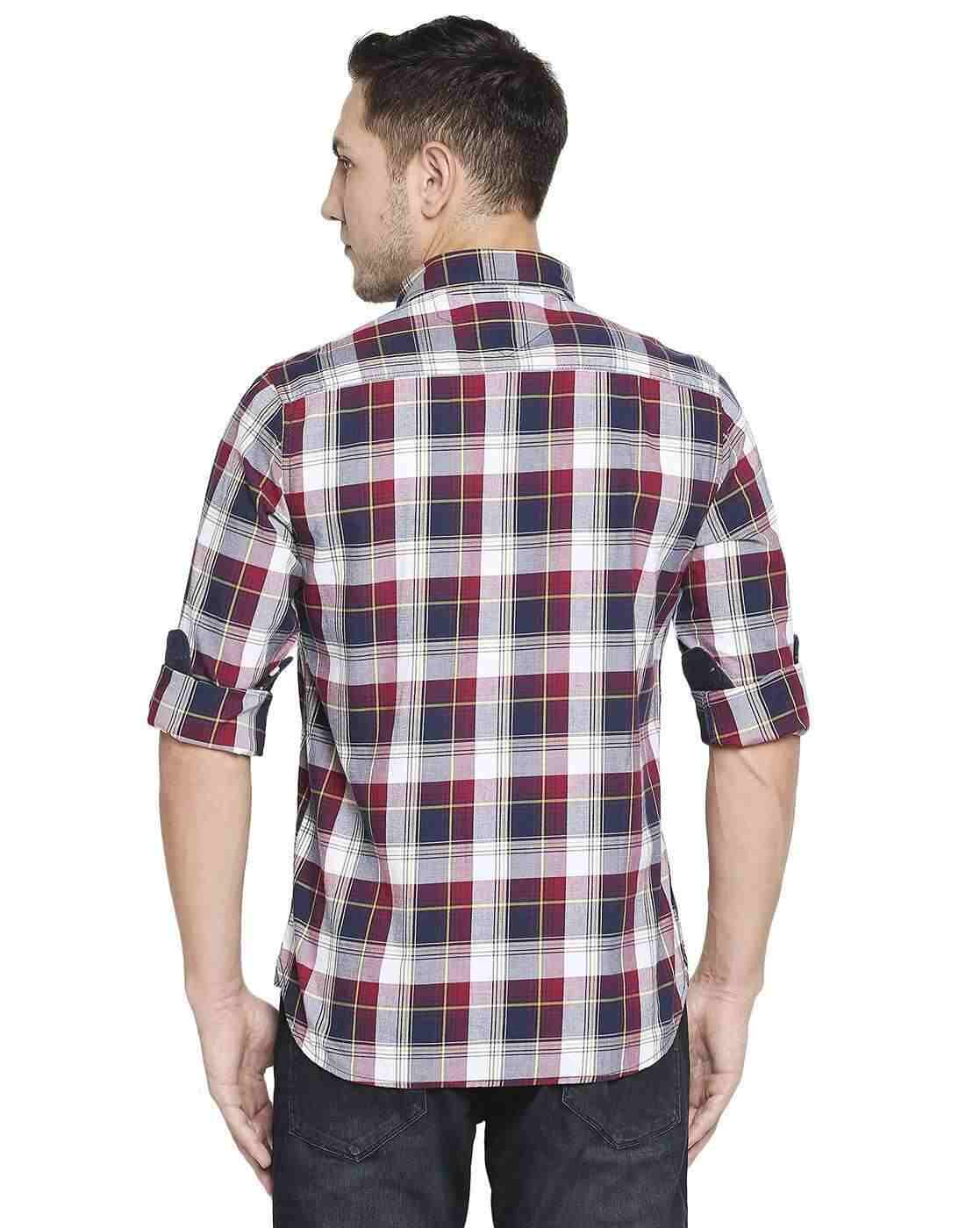 Lee Cooper | Checked Shirt with Patch Pocket|2