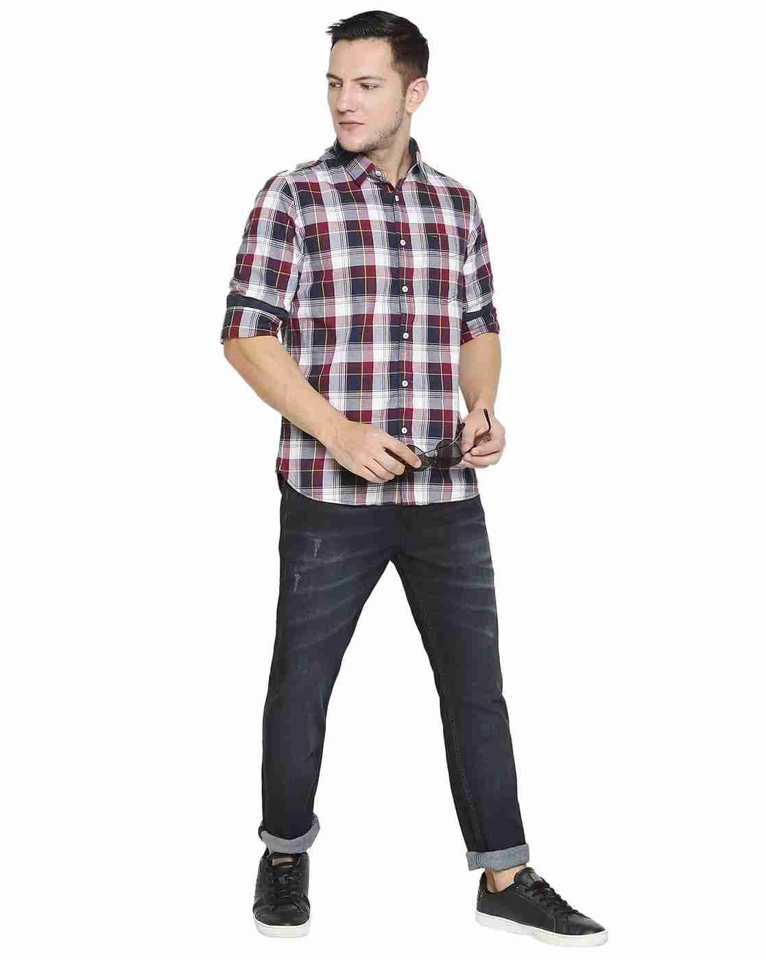 Lee Cooper | Checked Shirt with Patch Pocket|3