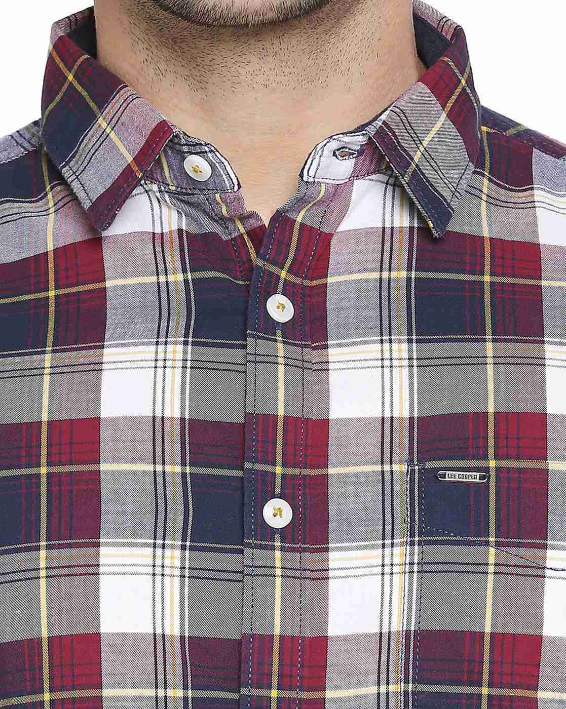Lee Cooper | Checked Shirt with Patch Pocket|4