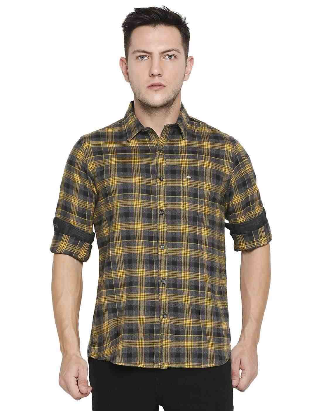 Lee Cooper | Checked Shirt with Patch Pocket|0