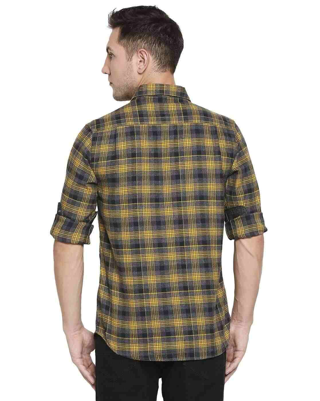 Lee Cooper | Checked Shirt with Patch Pocket|2