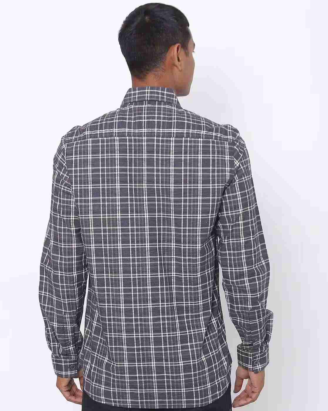 Lee Cooper | Checked Shirt with Patch Pocket|1