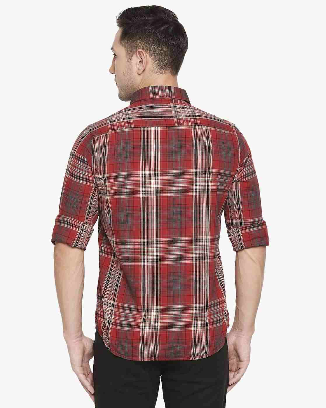 Lee Cooper | Checked Shirt with Flap Pockets|2