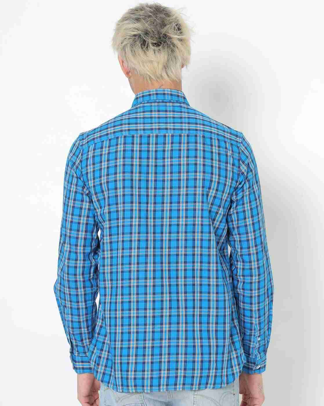 Lee Cooper | Checked Shirt with Patch Pocket|1