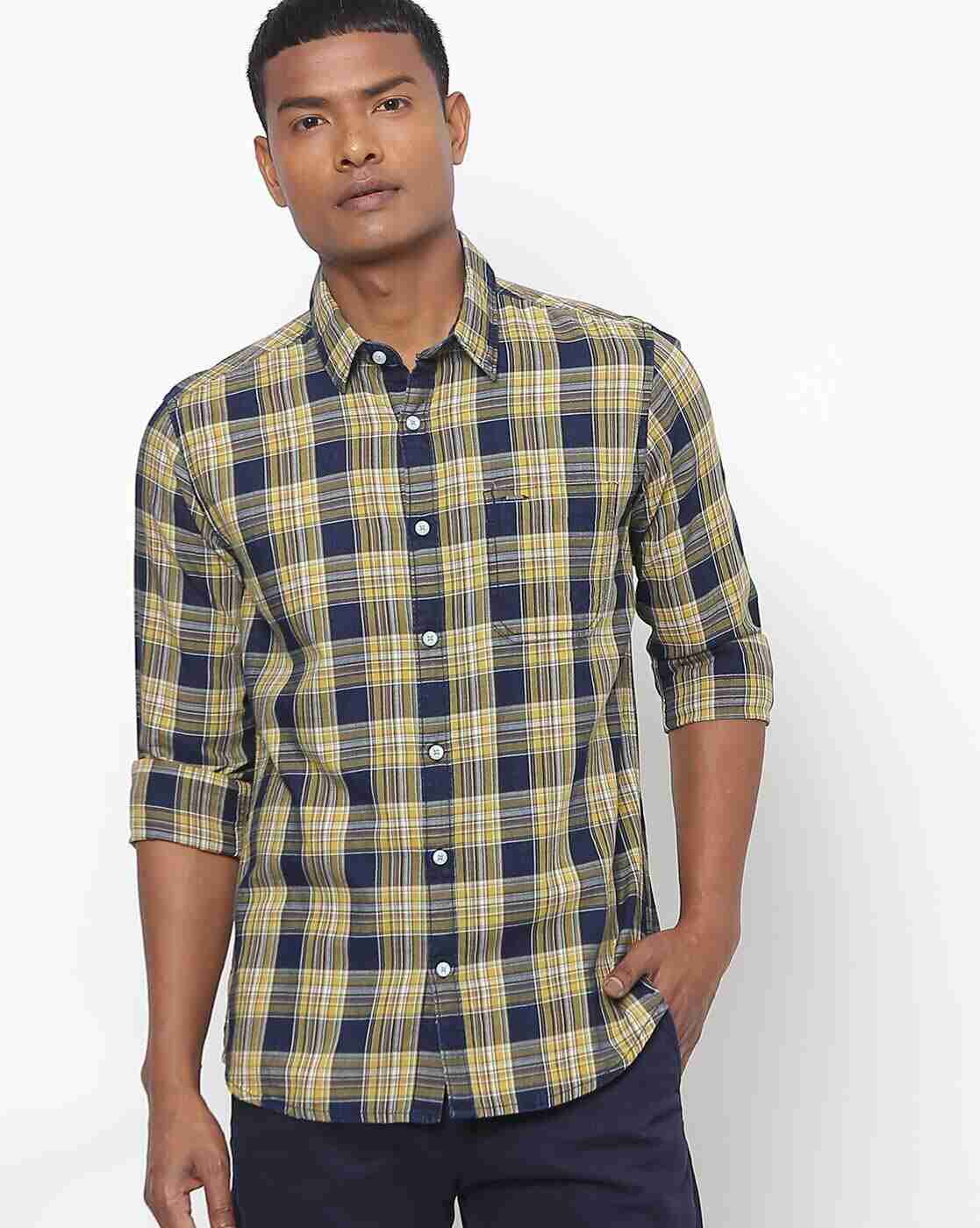 Lee Cooper | Checked Shirt with Patch Pocket|0