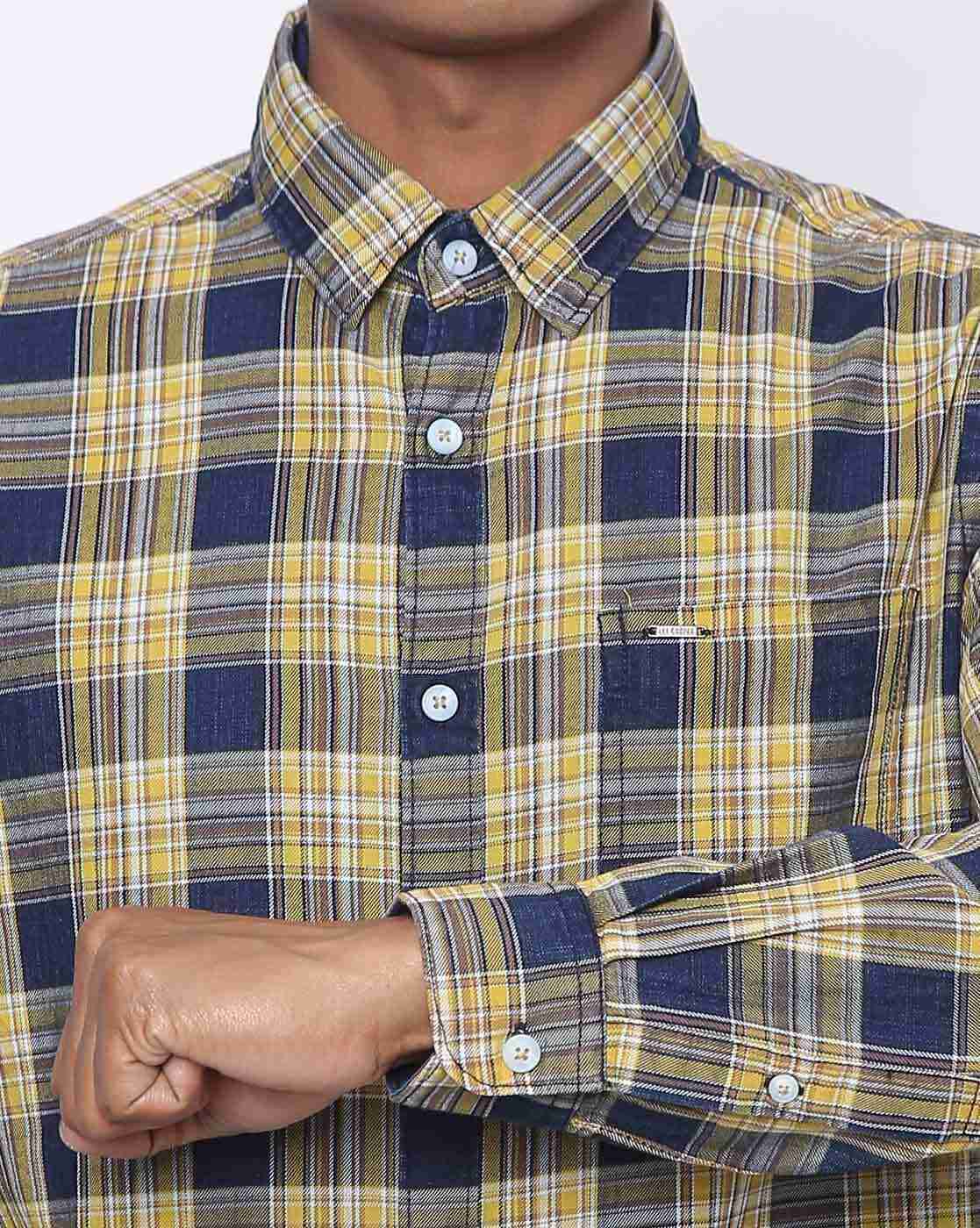 Lee Cooper | Checked Shirt with Patch Pocket|2
